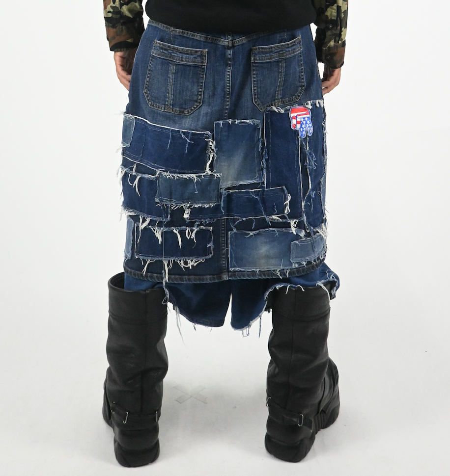 Denim Mid Skirt