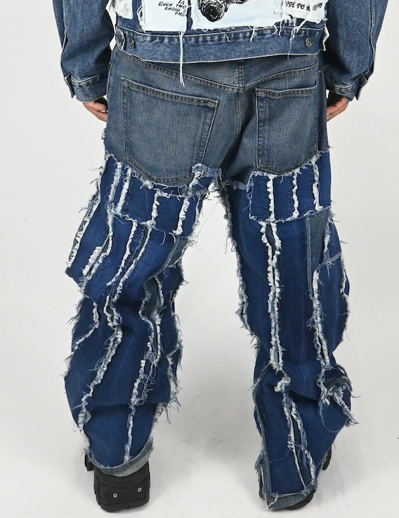 Double waistband Denim